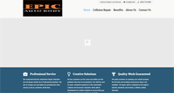 Desktop Screenshot of epicautobody.com
